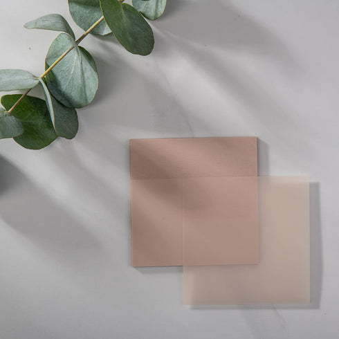 DiverseBee 50 Sheets Pastel Transparent Sticky Notes, 3x3” Clear Sticky Tabs, Translucent Page Flags Book Markers Stickers, Planner Accessories, B...